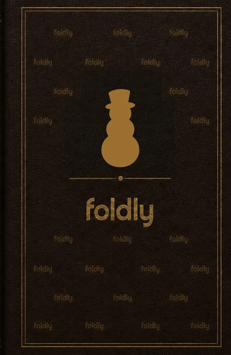 Foldly Snowman — book cover