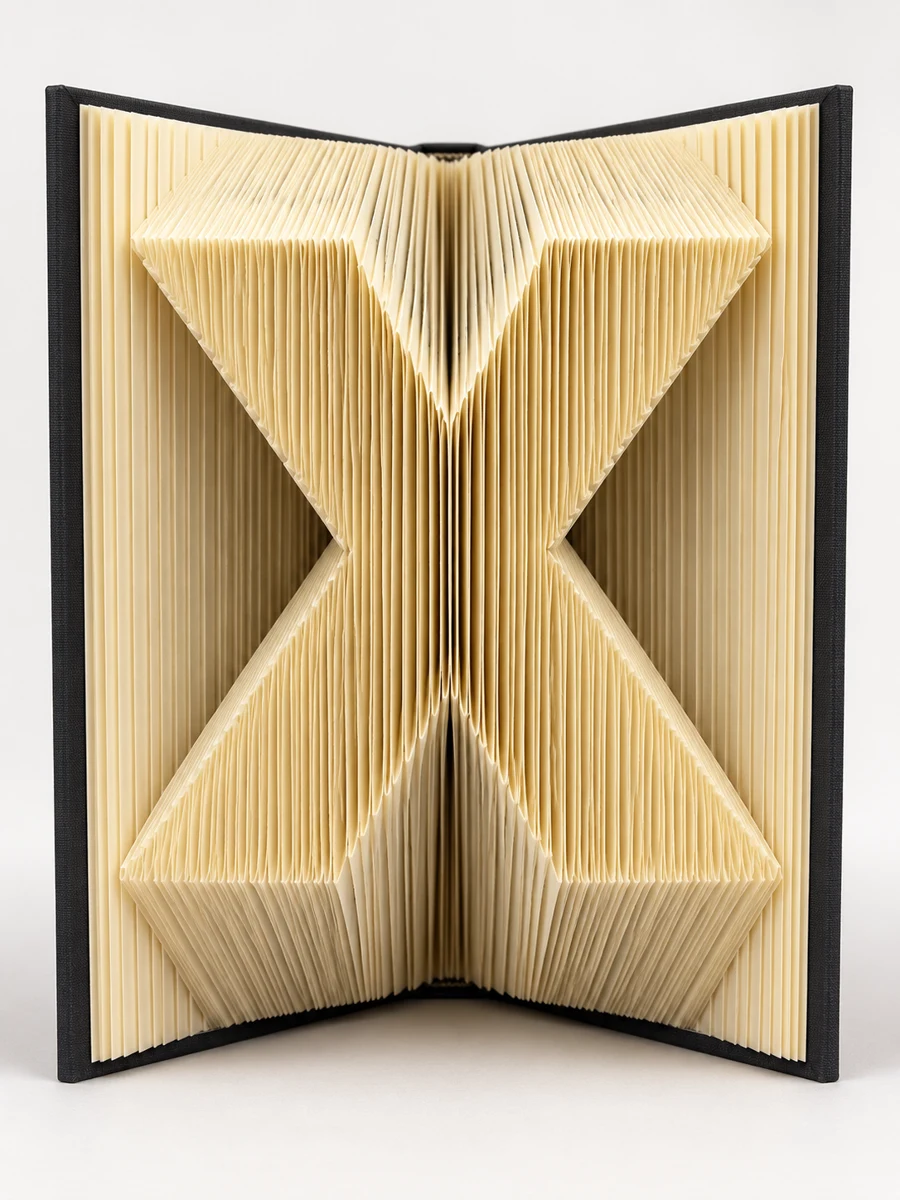 Foldly X — finished folded design