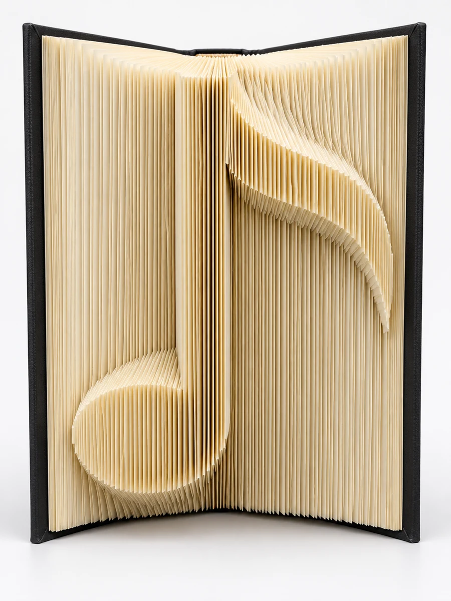 Foldly Notes — finished folded design